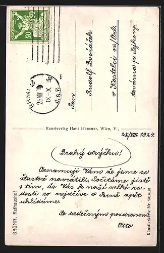 AK Brünn / Brno, Rathaushof