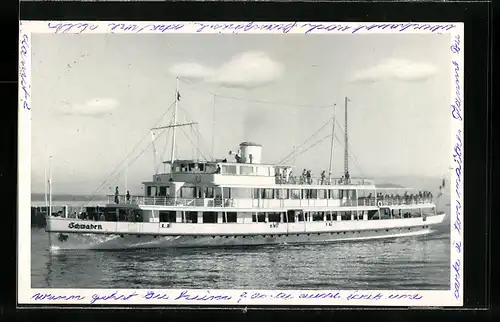 AK Friedrichshafen, Bodensee-Dampfer Schwaben