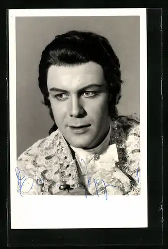 AK Opernsänger Erland Hagegaard mit original Autograph