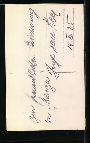 AK Opernsängerin Inge van Heer mit original Autograph