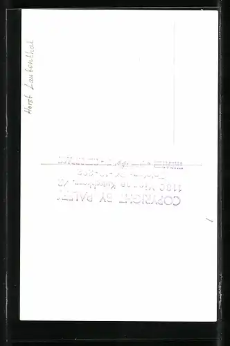 AK Opernsänger Horst Laubenthal geschminkt im Kostüm, mit original Autograph