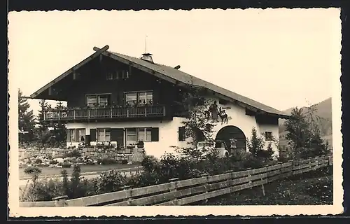 AK Oberstdorf, Hotel-Pension Frisch am Plattenbühl