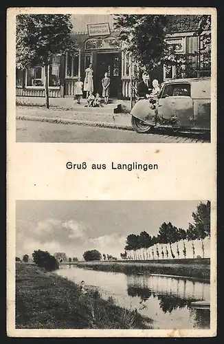 AK Langlingen, Geschäft Hinderikus Smid, Uferpartie