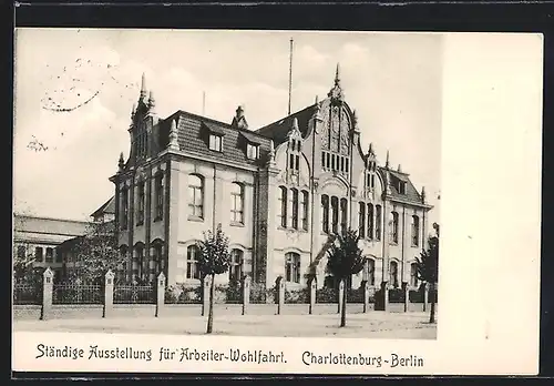 AK Berlin-Charlottenburg, Ausstellungsgebäude für Arbeiter-Wohlfahrt