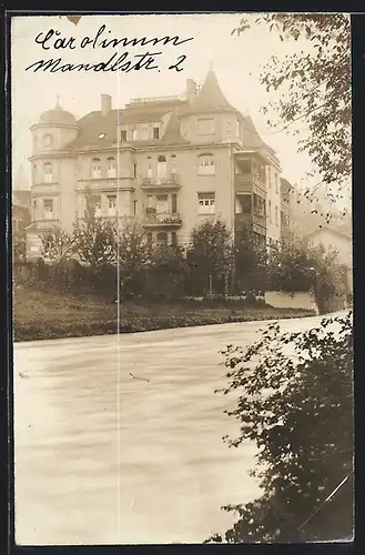 Foto-AK München-Schwabing, Haus in der Mandlstrasse 2