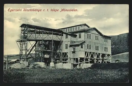AK Eger, Egercsehi köszénbánya r. t. telepe Mónosbélen