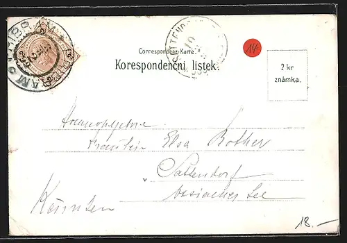 Lithographie Pribram, Svata Hora, Hlavni namesti