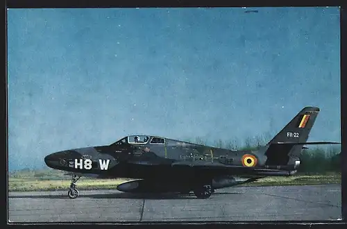 AK Republic RF 84 F Thunderflash, Force Aérienne Belge