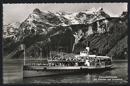 AK Dampfer Schiller auf dem Vierwaldstättersee