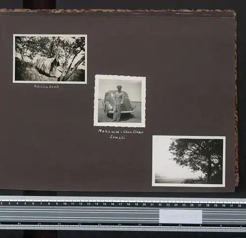 Fotoalbum mit 161 Fotografien, Ansicht Tansania, Nazi D.O.A. Kolonien 1938, Daressalaam, Zanzibar, Lushoto, Mombasa