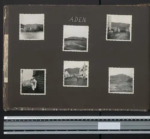 Fotoalbum mit 207 Fotografien, Ansicht Mombasa, Reise nach Afrika 1937, Schiff Usaramo, Port Sudan, Nairobi, Thika