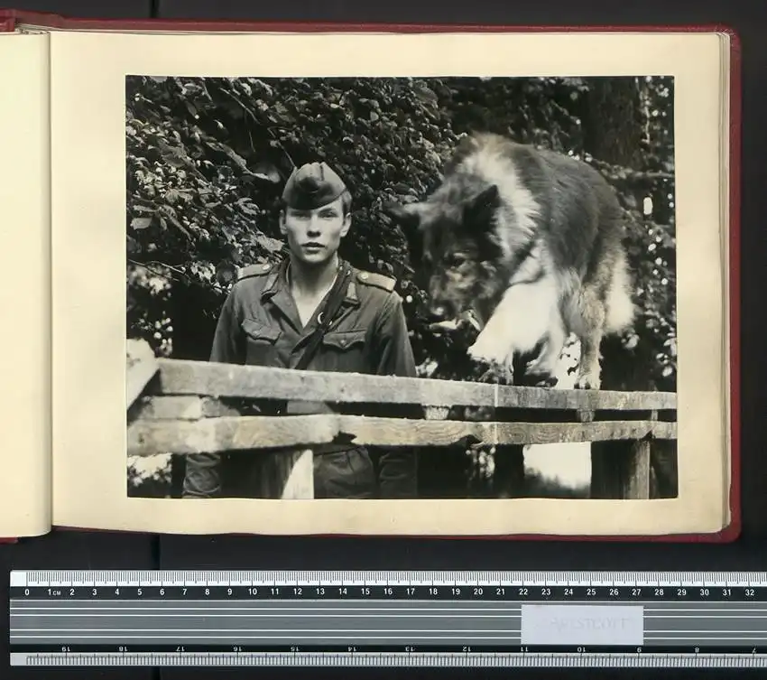 Fotoalbum mit 24 Fotografien DDR Grenzregiment GR-33 Berlin-Treptow, Besuch Russischer Truppen, Honecker, Breschnew, NVA 6