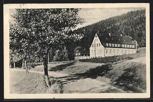 AK Erlbach i. Vogtl., Kinderheim Tannenmühle im Landesgemeindetal