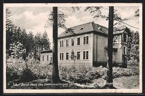 AK Klingenberg / Sa., Josef Bondi Haus des Gemeinnützigen Vereins zu Dresden