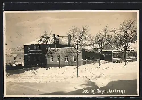 AK Geising, Die Jugendherberge im Schnee