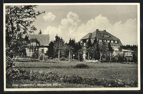 AK Georgenfeld, Blick auf das Hotel Lugsteinhof