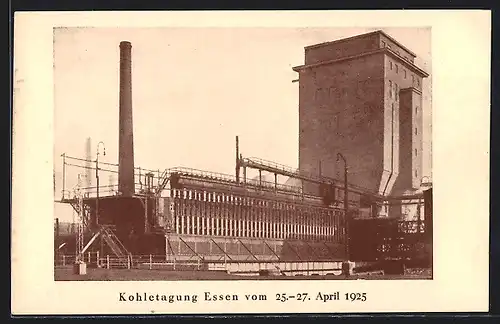 AK Gelsenkirchen, Zeche Consolidation, Kohletagung Essen 1925