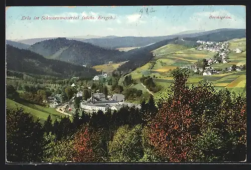 AK Erla i. Schwarzwassertal, Ortsansicht mit Bermsgrün