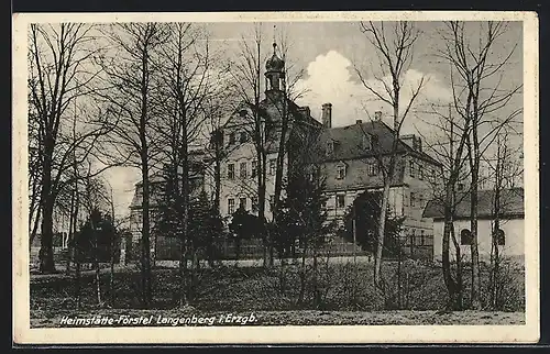 AK Langenberg / Schwarzenberg, Heimstätte Förstel