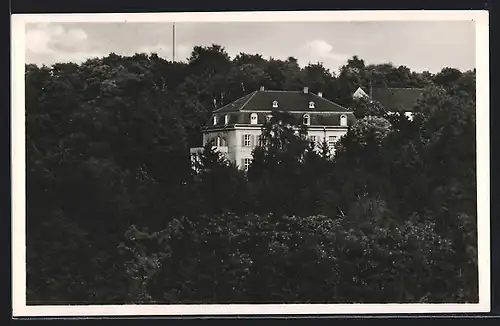 AK Frankenberg /Sa., Blick auf das Kurheim Lützelhöhe
