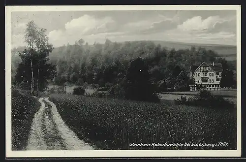 AK Eisenberg i. Thür., Gasthaus Waldhaus Robertsmühle