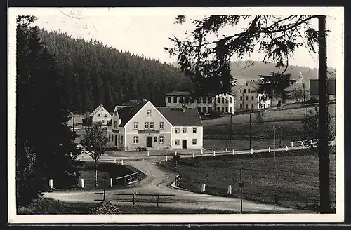 AK Kühnhaide / Erzgeb., Gasthaus zum Schwarzwassertal von Alfred Hunger