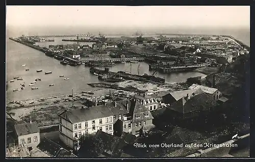 AK Helgoland, Blick auf Kriegshafen