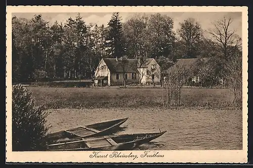 AK Rheinsberg, Blick zum Forsthaus Buberow