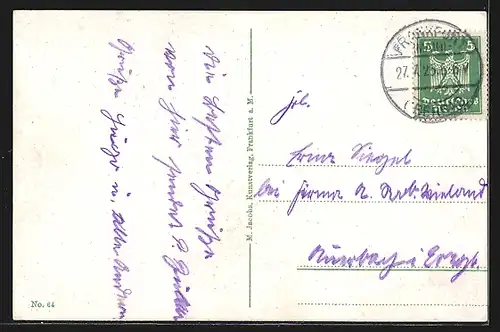 AK Alt-Frankfurt, Eiserner Steg