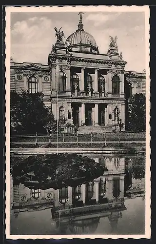 AK Troppau, Ansicht vom Landesmuseum