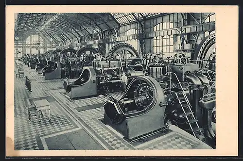 AK Witkowitz, Eisenwerk, Elektrische Zentrale IV., Innenansicht