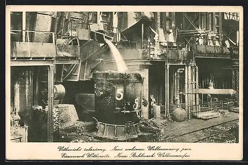 AK Witkowitz, Eisenwerk, Neues Stahlwerk, Wellmannofen