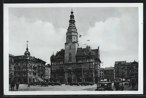 AK Troppau, Schmetterhaus an der Strasse Ring