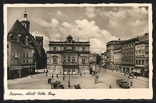 AK Troppau, Ring mit Geschäften