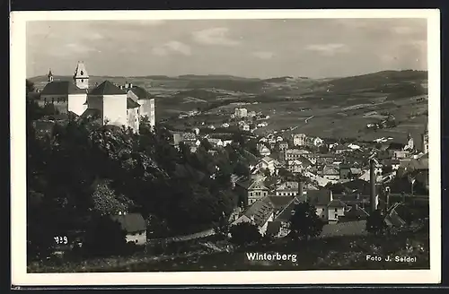 AK Winterberg, Gesamtansicht aus der Vogelschau