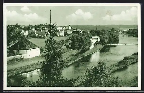 AK Tyn n. Vlt., Teilansicht der Ortschaft