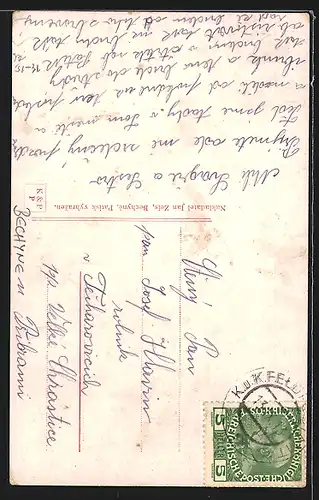 AK Lázne Bechyne, Partie z oburky, Partie u mlyna