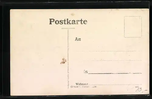 AK Auto, Mann fährt vier Passagiere an einem Nutzforst entlang