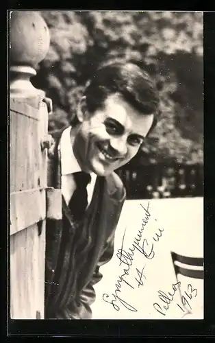 AK Opernsänger Henri Gui mit original Autograph