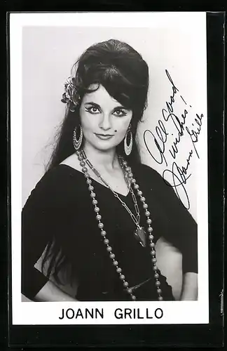 AK Opernsängerin Joann Grillo mit original Autograph