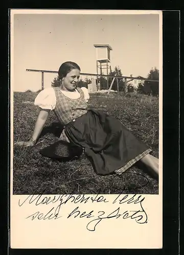 AK Opernsängerin Margherita Perras mit original Autograph