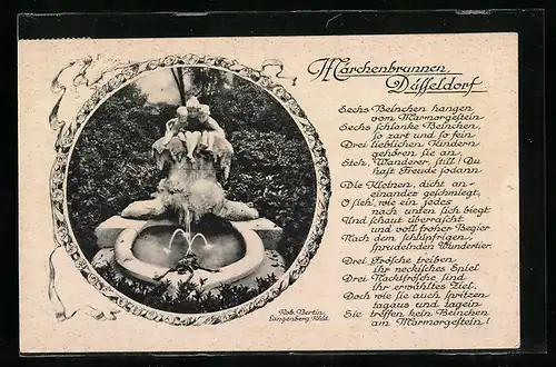 AK Düsseldorf, Märchenbrunnen