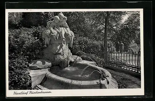 AK Düsseldorf, Märchenbrunnen