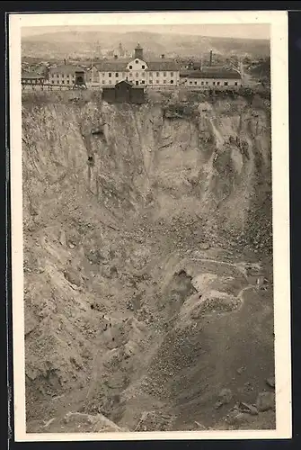 AK Falun, Large Pit with the old Entrance and the Industrial Museum