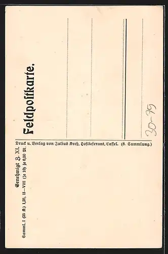 AK Russischer Sanitätssoldat, Seitenportrait