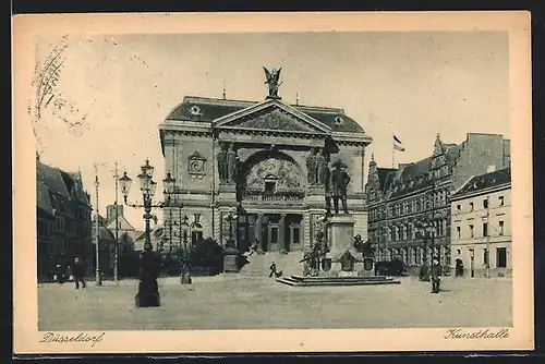 AK Düsseldorf, Blick auf Kunsthalle