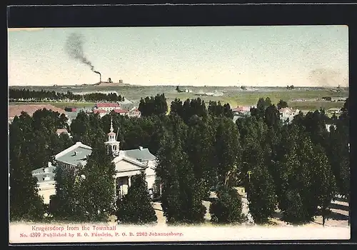 AK Krugersdorp, View from the Townhall