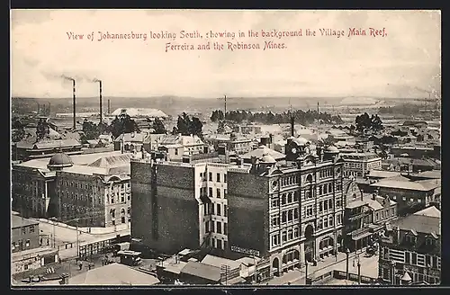 AK Johannesburg, View looking South, with Village Main Reef