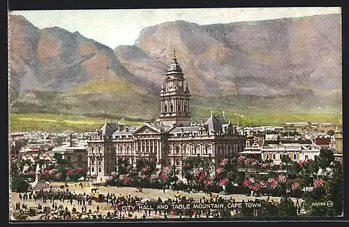 AK Cape Town / Kapstadt, City Hall and Table Mountain