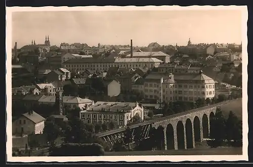 AK Iglau, Gesamtansicht, Blick zur Kirche